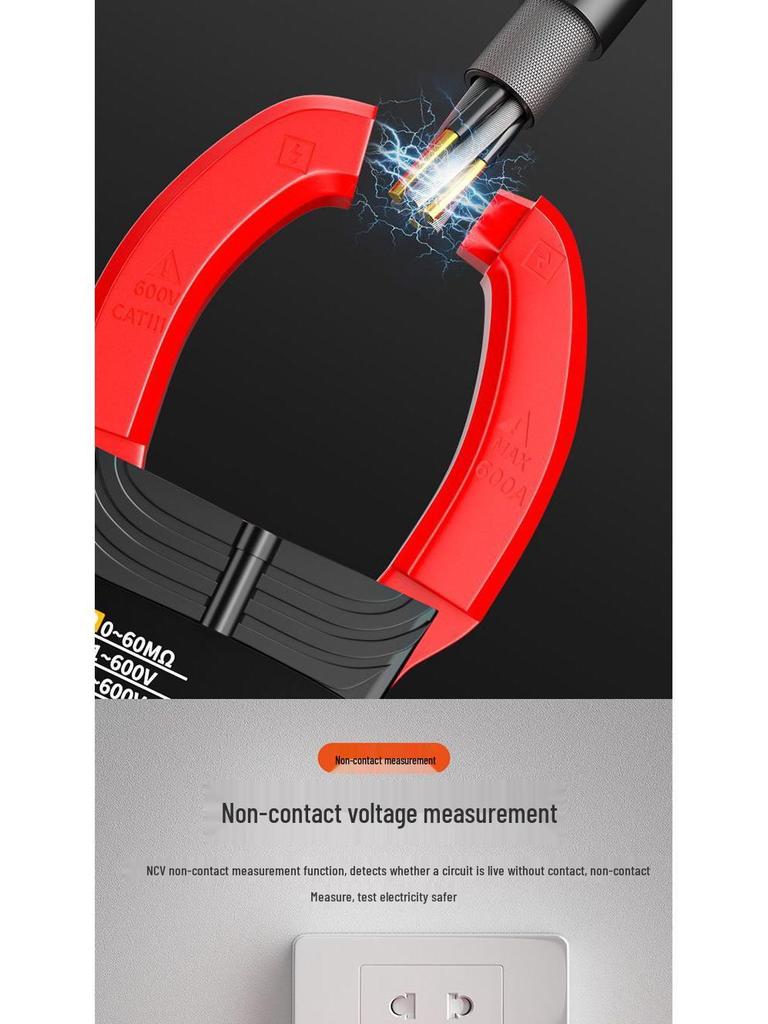 High-Precision Digital Clamp Meter – Automatic Intelligent Multimeter for Electricians
