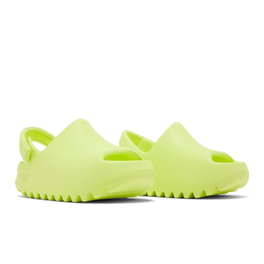 adidas Yeezy Slides Infants 'Glow Green' 2022 (Unisex) Glow Green / Glow Green / Glow Green Toddler Shoes HQ4119