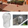 Reusable Gutter Leaf Filter 1/2/4Pcs Stainless Steel Mesh Guard Rustproof Debris Mud Trap for Outdoor Roof Drain Pipe