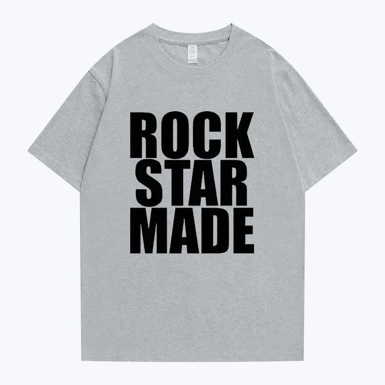 Футболка с графическим принтом Rock Star Made, рэп-мерч 2025, мерч с музыкального концерта, футболка с принтом Opium, мужская и женская футболка, повседневная одежда