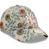 New Era 9Forty Femme Cap - FLORAL New York Yankees stone