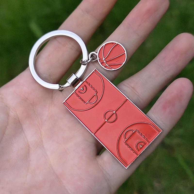 Мужской Футбольное Поле Футбол Держатель для Ключей Игровая Площадка Спорт Баскетбол Брелок Брелоки Ювелирные Изделия Подарок для Клуба Футбольных Болельщиков