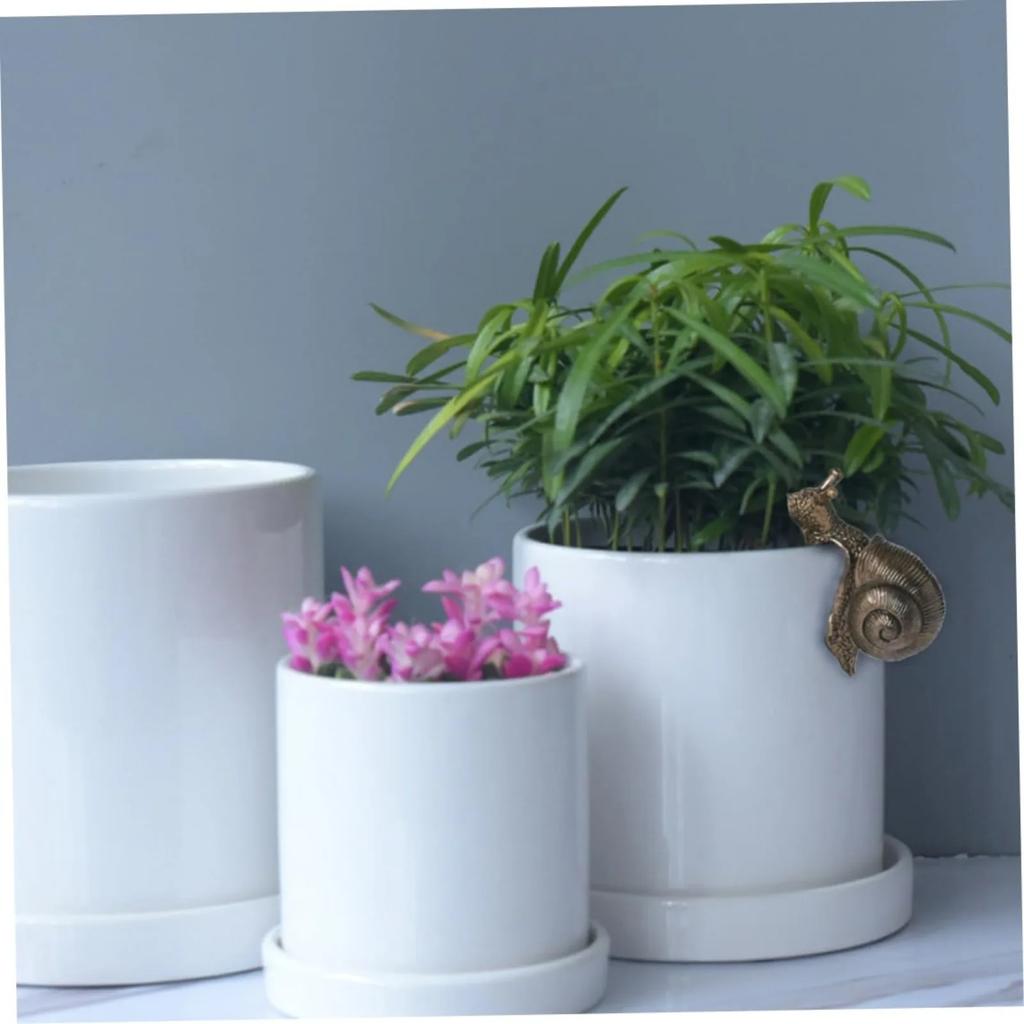 Подвесной цветочный горшок, скульптура улитки, украшение, изделия из смолы, скульптура животного, украшение для сада, украшение для дома