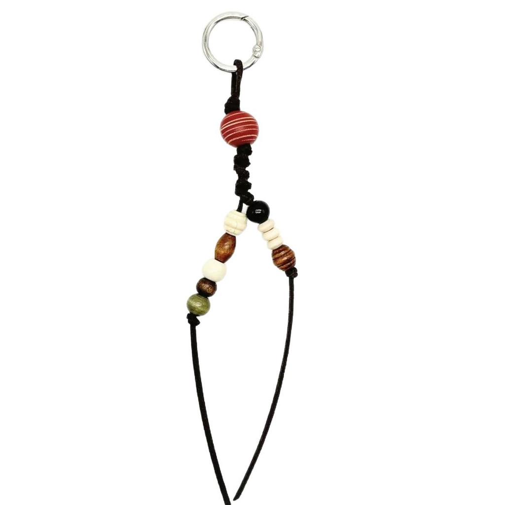 Handmade Retro Beaded Bag & Phone Charm Keychain Pendant