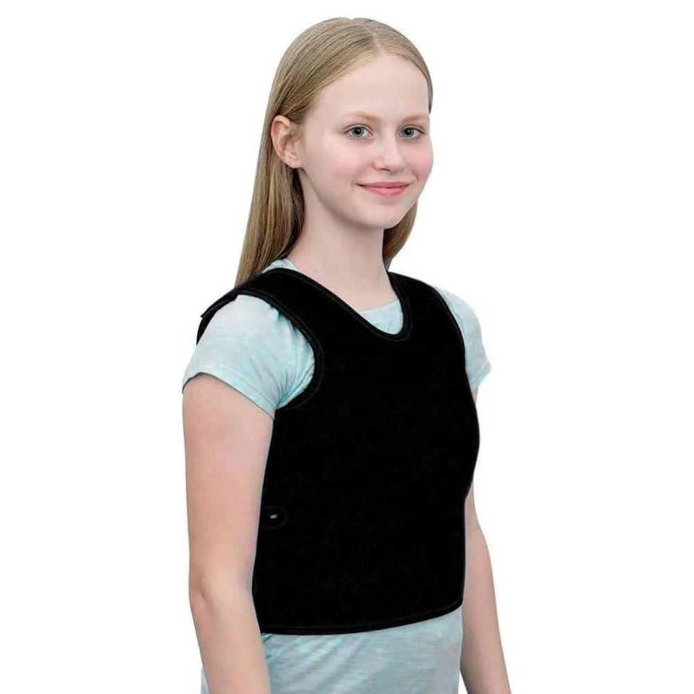 Black Compression Vest Breathable Deep Pressure Vest High Quality Sensory Vest  for Kids