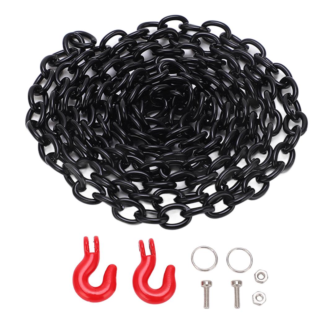 RC Car Metal Tow Hook Chain Decoration Climbing Remote Control Car Accessories for SCX10