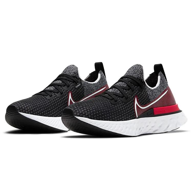 Nike React Infinity Run Flyknit 'Black University Red' (Unisex) Black / University Red / White Running Shoes CD4371 014