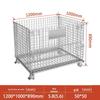 Movable Foldable Metal Storage Cage for Warehouse and Workshop Logistics
