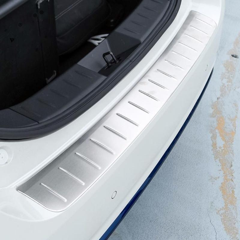 Fit For Nissan Leaf ZE1 2017 18 19 20 Rear Bumper Protection Sill Outside Trunk Step Panel Sill Plate Decorate Accessories