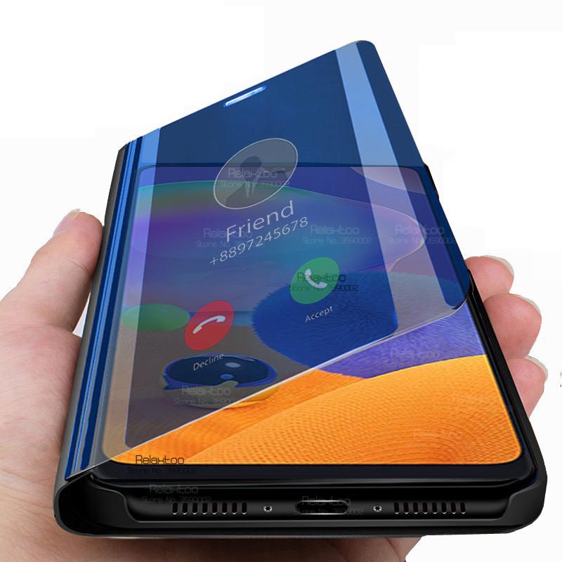 Чехол для Samsung A31 Smart Mirror Flip Case для Samsung Galaxy A31 A 31 A315F Am-A315F Stand Book Phone Cover Coque Fundas Shell