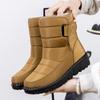 Warm Women's Snow Boots Women's Velcro Waterproof Cotton Boots Plus-size Women's Boots Casual Women's Shoes