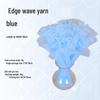 Сетка из плиссированной пряжи для упаковки розовых цветов - Упаковка ко Дню Святого Валентина