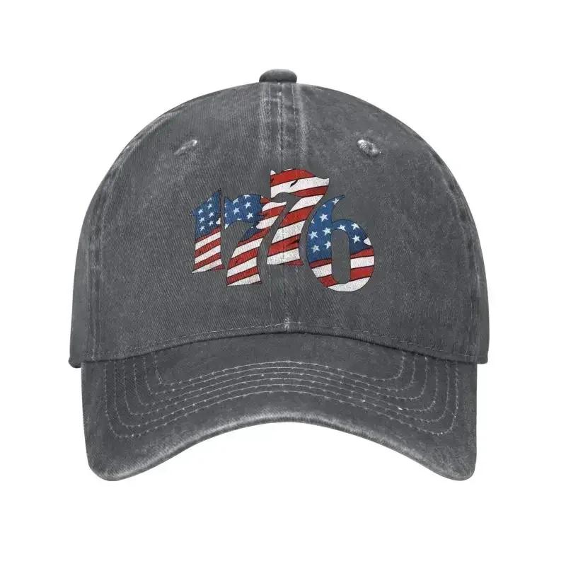Custom Cotton Since 1776 Ameican Flag Happy Fourth Of July USA Gifts Baseball Cap Men Women Adjustable Adult Dad Hat Spring