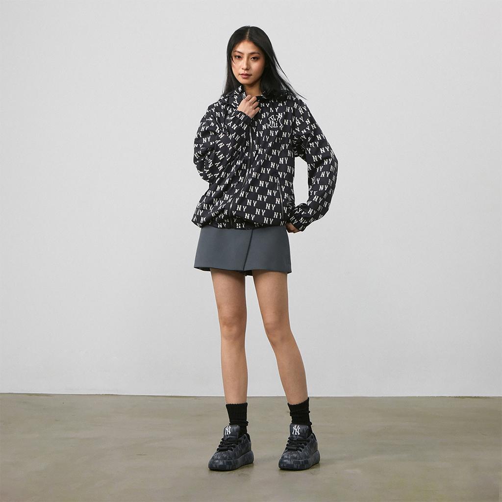 New MLB MONOGRAM Reading Collection New York Yankees Jackets Coats Unisex Black 3AWJM0143-50BKS