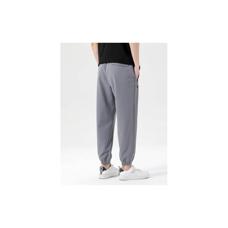 Lymio Track Pant for Men || Track Pants || Plain Track Pant (TP-57-Black-L)