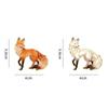Exquisite Craftsmanship Cartoon Fox Brooch Zinc Alloy Enamel Metal Brooch  For Coats Sweaters