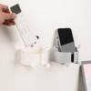 Mobile Phone Storage Rack Headwall Charging Rack Fixed Paste Non-punch-free Bracket Remote Control Storage Box
