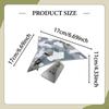 1/144 J36 Fighter Model Attack Plane Ornament Souvenir with Display Base Collection