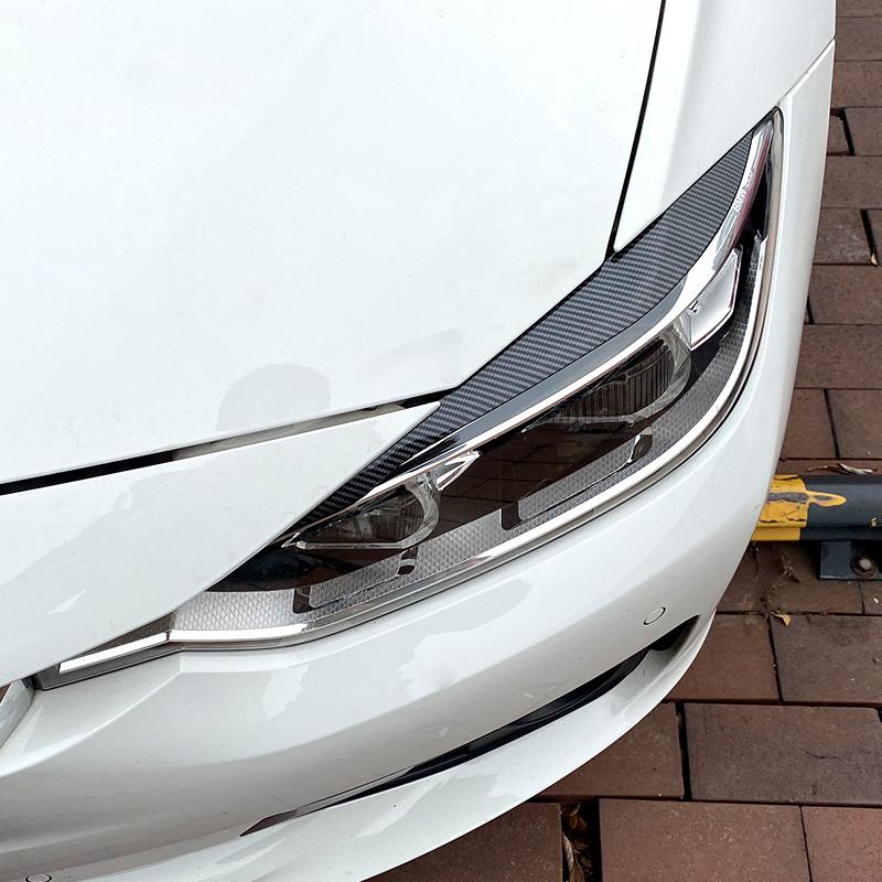 Подходит для аксессуаров BMW 3 серии F30 F31 F32 F34 F35 318I 320I 2012-2018 фара бровь веко крышка декоративная отделка