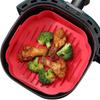 Air Fryer Silicone Liners Reusable Square 8.5 Inch for 4 To 6 QT Environmental Silicone Material Replacement Accessories