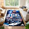 Football Messi Customized Name Floor Mat Suitable for Living Rooms Hallway Playrooms Study room Anti-slip Rug Decorate Offices