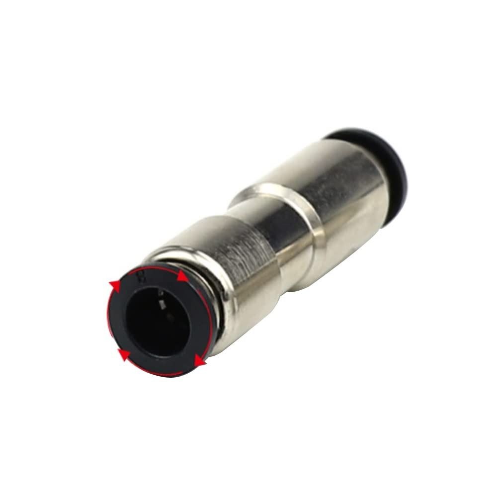 2pcs 1/4" OD Check Valve 1 Way Push to Connect Valve Metalwork One-way Valve  Water