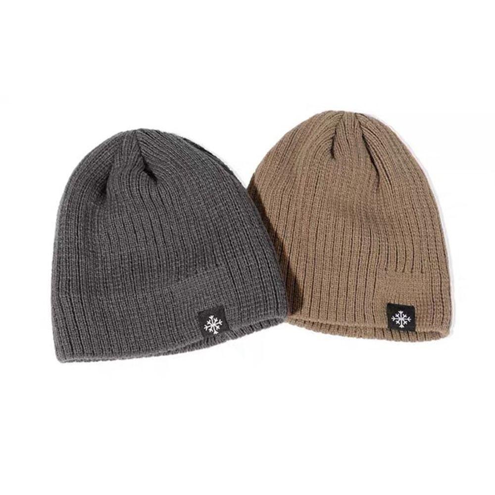 Вязаная Зимняя Вязаная Шапка Плюшевая Шапка Бини Новая Шапка Пуловер Женская Мужская