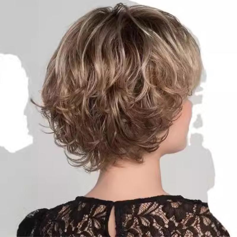 Новые женские короткие вьющиеся волосы