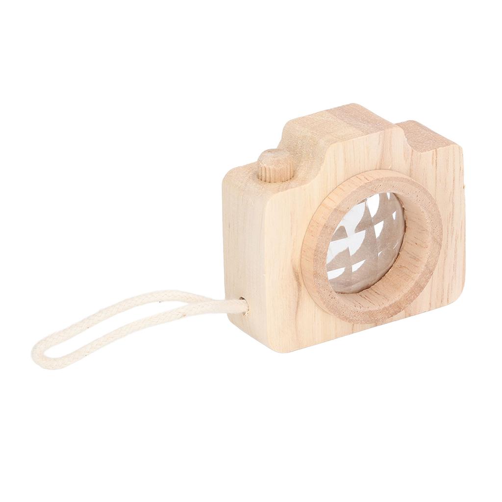 Prism Lens Toy Bee Eye Effect Unique Camera Style Cute Portable Interesting Children Toy Wood Color