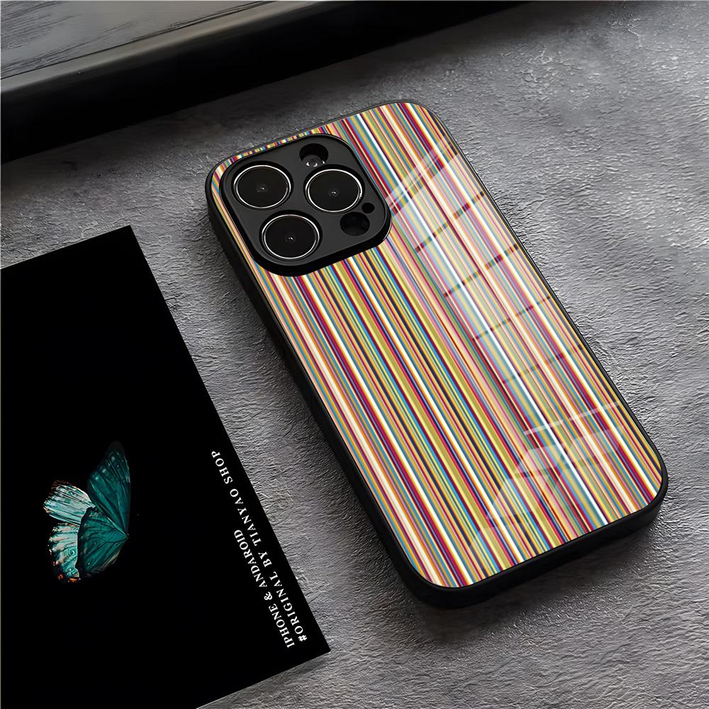 Модный Чехол для Телефона S-Smith Paul Art Для IPhone 17 Pro Max 15 Pro 16 14 Plus 12 13 Mini 11 Pro Ударопрочная Стеклянная Крышка