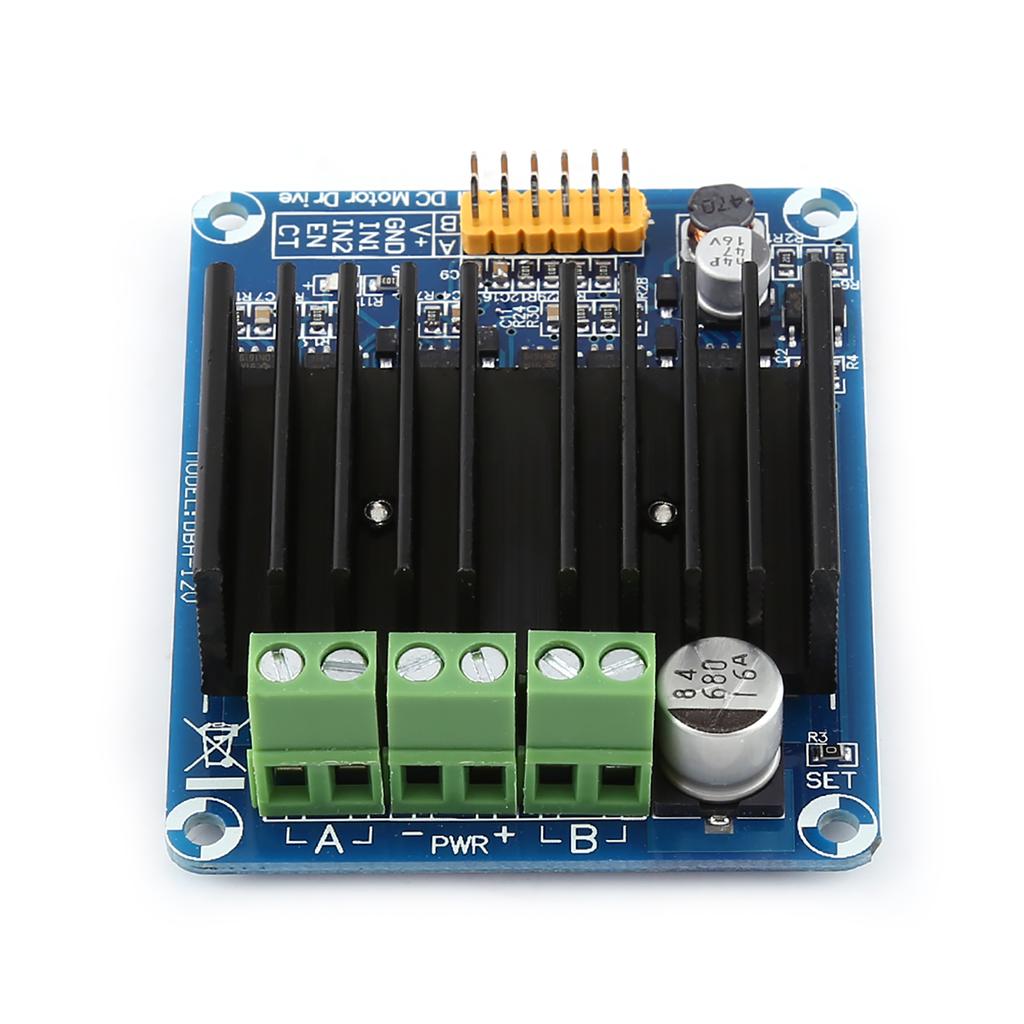 1 шт. DC5 12V 0A 30A Двухканальный H-мостовой модуль платы драйвера двигателя