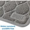 MIGHTY MONKEY Waterproof BPA Free Cat Litter Box Trapping Mat, Easy Clean Floors, Textured Backing, Soft on Sensitive Kitty Paws, Cats Accessories,