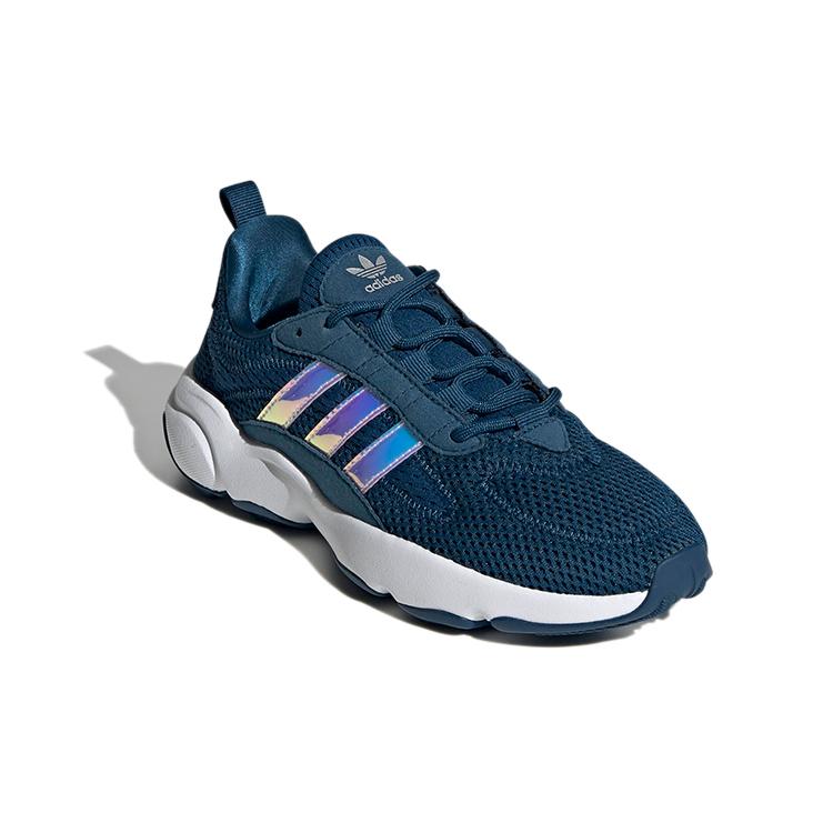 adidas Оригинальные Haiwee Дышащие Низкие Детские Повседневные Кроссовки Синие EF5779