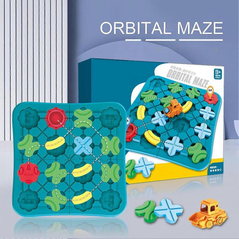 1 Set Road Maze Puzzle Game Engage Kids' Minds Boost Logical Thinking Concentration Multifunctional Maze Toys