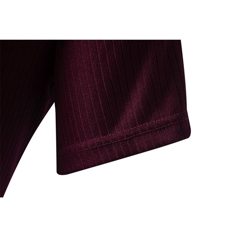 Летняя европейская и американская повседневная мужская футболка с коротким рукавом, на пуговицах, с вырезом Генри, в рубчик, мужская, однотонная, топ