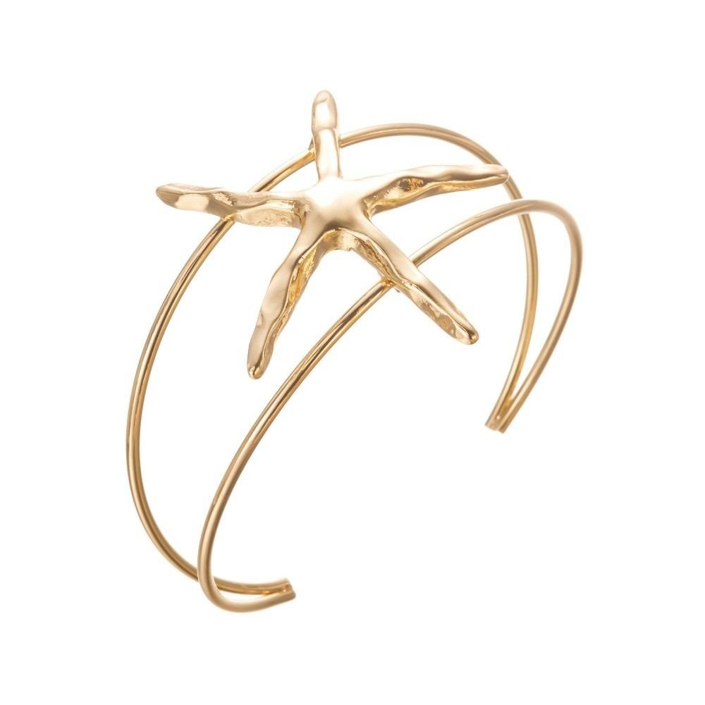 Conch Shell Open Arm Bangle Bohemian Armband Fashion Starfish Bracelet  Party