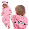 Piżama dla dzieci strój kigurumi onesie jiggly puff pokemon różowy 105-115
