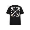 Off-White Модная футболка унисекс с принтом стрел из жидкого металла, легкая роскошь, трендовая, универсальная T-shirt OFFTEGSEA173Q