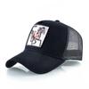Новые модные бейсболки для мужчин и женщин, сетчатые бейсболки Snapback с вышивкой лошади, летние кепки с козырьком для дальнобойщика