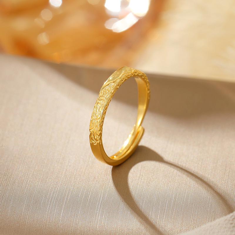 Weilan Heartbeat Кольца из серебра 925 пробы с нерегулярной текстурой для пар - Уникальный дизайн в виде баньянового дерева