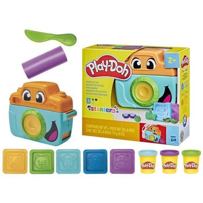 Play-Doh Мои маленькие фото Стартер, пластилин, игрушечная камера, 7 аксессуаров и коврик для творчества, Классический, с 2 лет