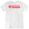 Социальное дистанцирование 2020 Dunkin Пародия v2 Футболка Унисекс Футболка