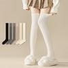 Шерстяные гольфы для осени и зимы, утолщенные, теплые, длинные, японские, скрученные из жареного теста, универсальные, без катышков, высокие, длинные чулки