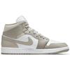 Air Jordan 1 Mid 'College Grey Linen' Jordan 554724-082