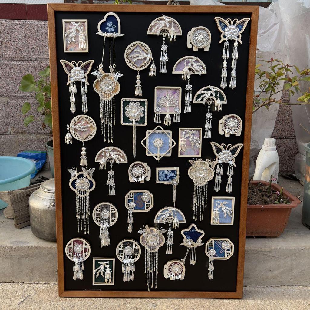 Светящийся магнит на холодильник в стиле парчи эпохи Сун