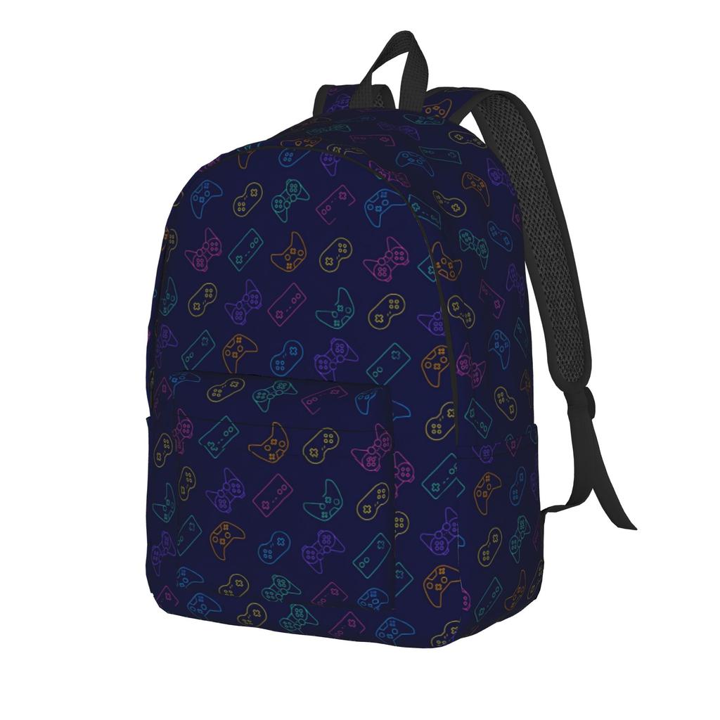 Игровой контроллер для видеоигр Модный рюкзак Подарок Школьный Рабочий Daypack для мужчин и женщин Сумки для ноутбука из холста