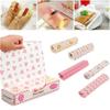 50 шт./лот, вощеная бумага, пищевая жирная бумага, пищевая обертка, упаковочная бумага для хлеба, сэндвича, гамбургера, картофеля фри, масляная бумага, инструменты для выпечки