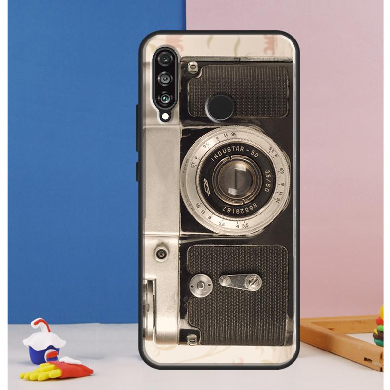 Ретро-камера Винтажный чехол Для Huawei Nova 12s 7i 8i 11i 12i 9 10 SE Y73 Y90 Y70 Y72 Y61 Y91 P30 P40 Lite P60 Pro