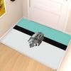 B-Bianchi Bike Logo Entrance Door Mat Nordic Style Bedroom Living Room Doormat Home Balcony Anti-Slip Modern Home Decor