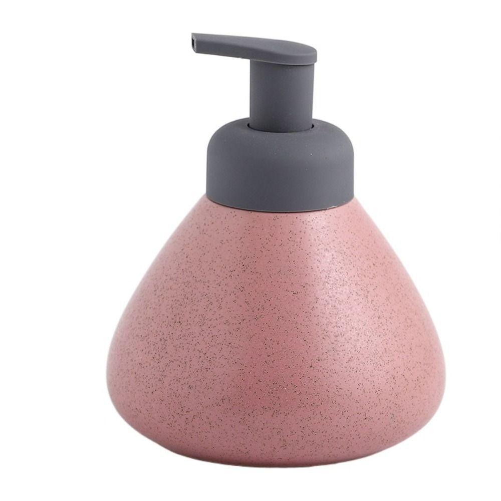Speckled Matte Foaming Liquid Soap Dispenser Ceramic Foamer Sparkling Bottle Hotel